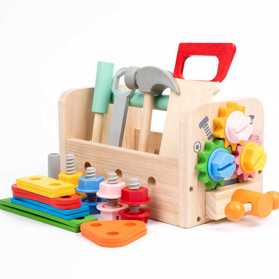 Gardening Tools Kids Set - Alat Anak-anak Bangku Set Kayu Mainan