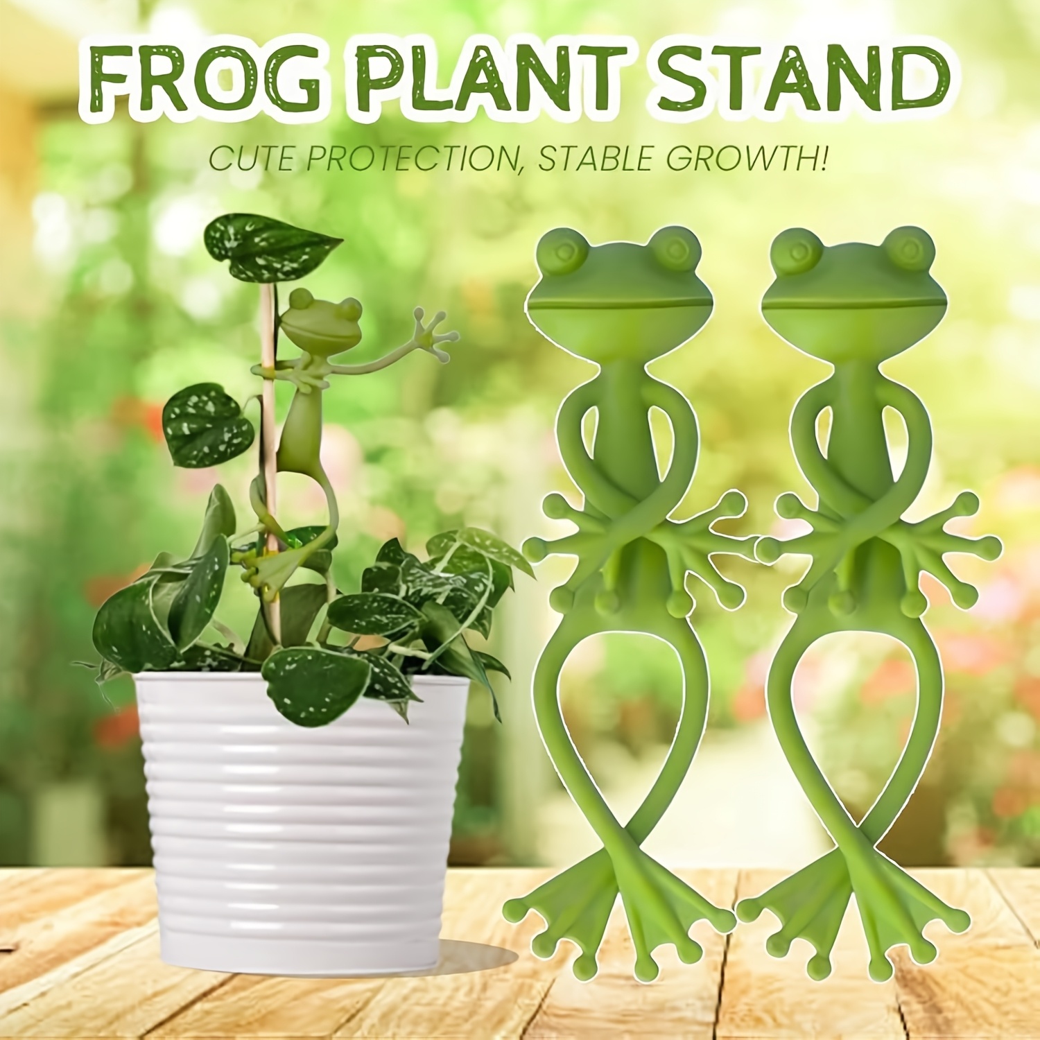 Gardening Tools For Vines - Klip Penjepit Tanaman Katak Hijau Kreatif,