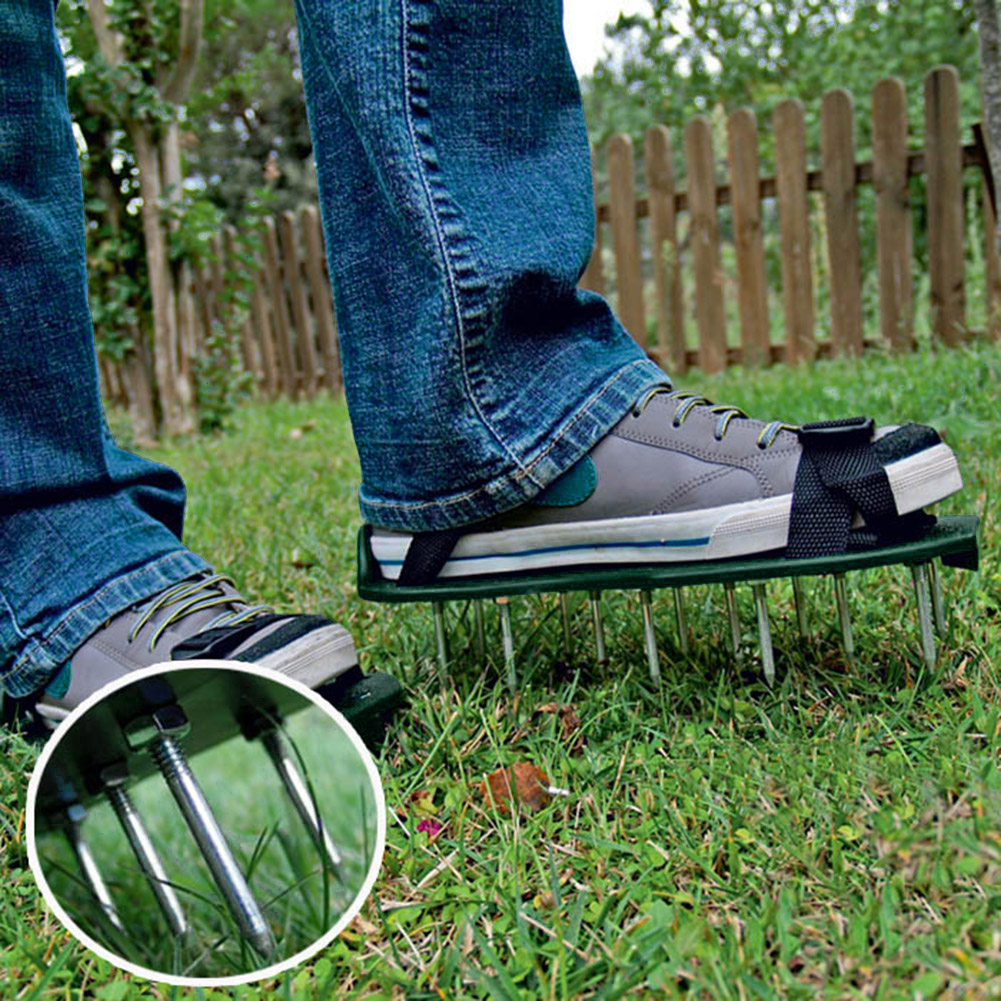 Gardening Tools Revit - Sepatu Aerator Rumput, Alat Pengolah Tanah,
