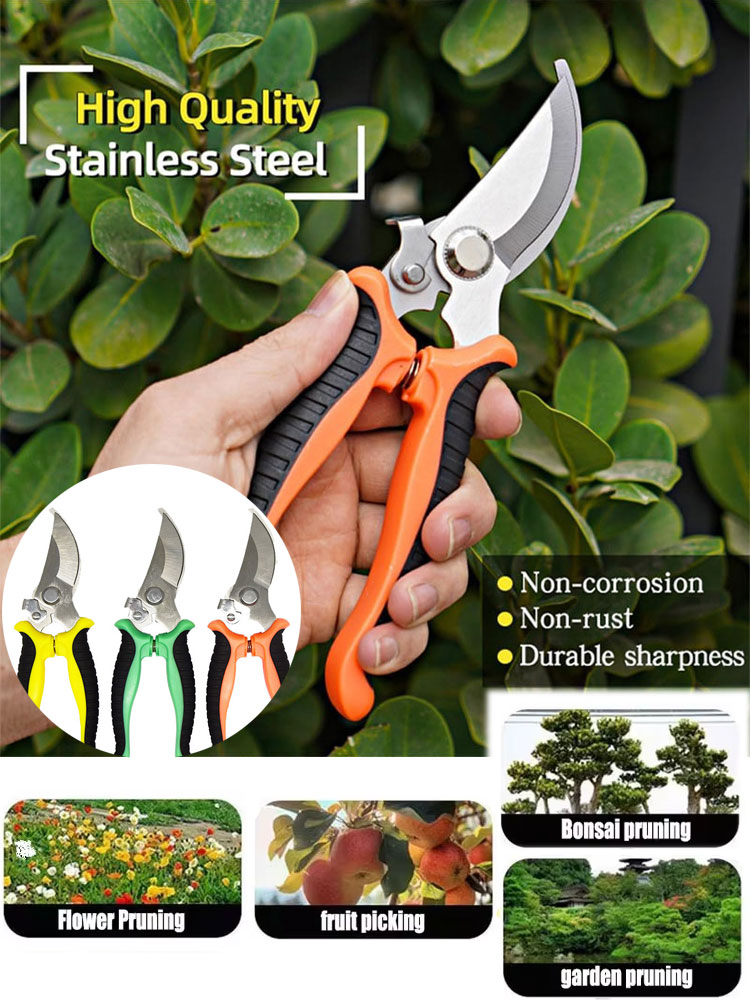 Gardening Tools Sharp - Gunting Kebun Pegangan Ergonomis Gunting Pemangkas