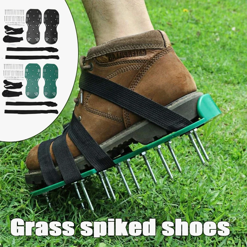 Gardening Tools Revit - 1 Pasang Sandal Aerator Rumput, Sepatu
