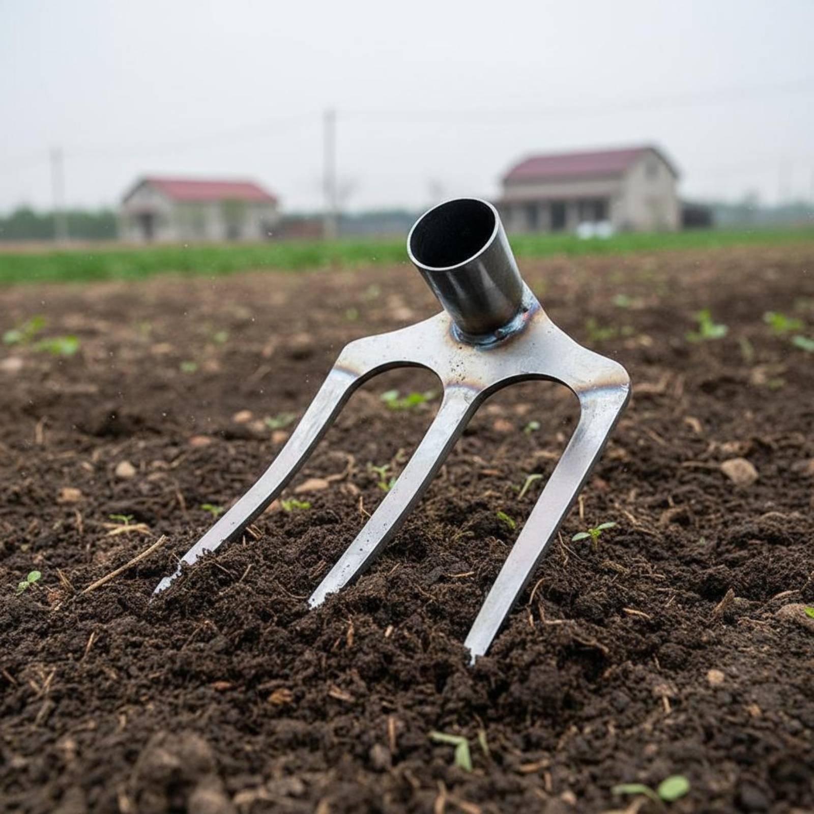 Gardening Tools Sharp - Alat Penggaruk Tanah Baja Tajam 4