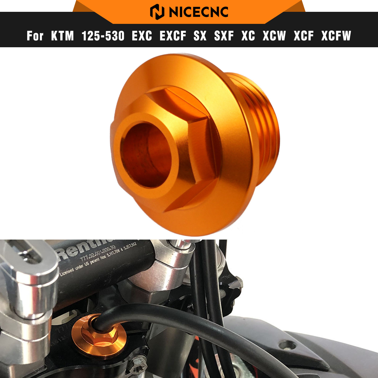 Husqvarna Chainsaw 450 - NICECNC untuk KTM EXC 300 Sekrup