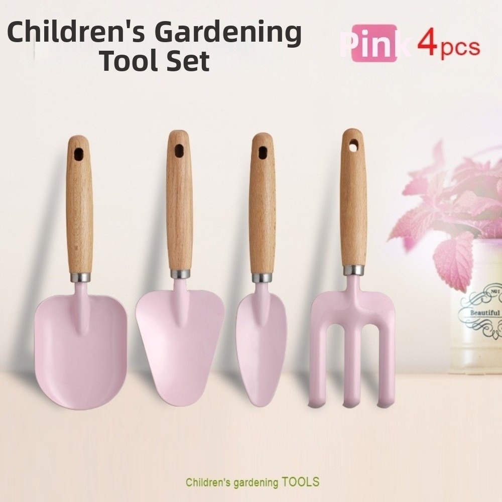 Gardening Tools Kids Set - Set Alat Berkebun Anak-Anak Berwarna-warni, Kit