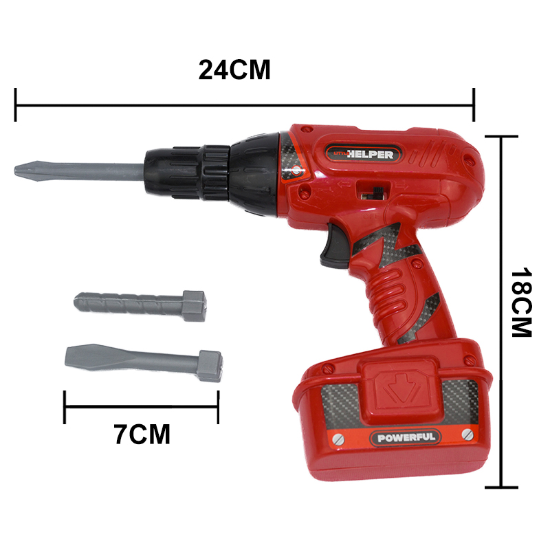 Alat Mainan Bor Listrik BO Sim - Gardening Tools Kids Set ulasan dan harga