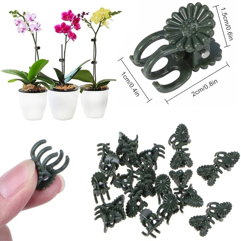 50 Buah Penjepit Tanaman Hijau - Gardening Tools For Vines ulasan dan harga