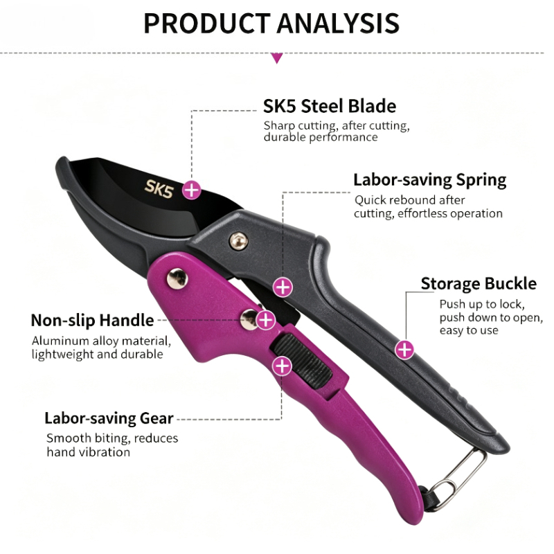 Gunting Pemangkas SK5 Gear, Gu - Gardening Tools Sharp ulasan dan harga