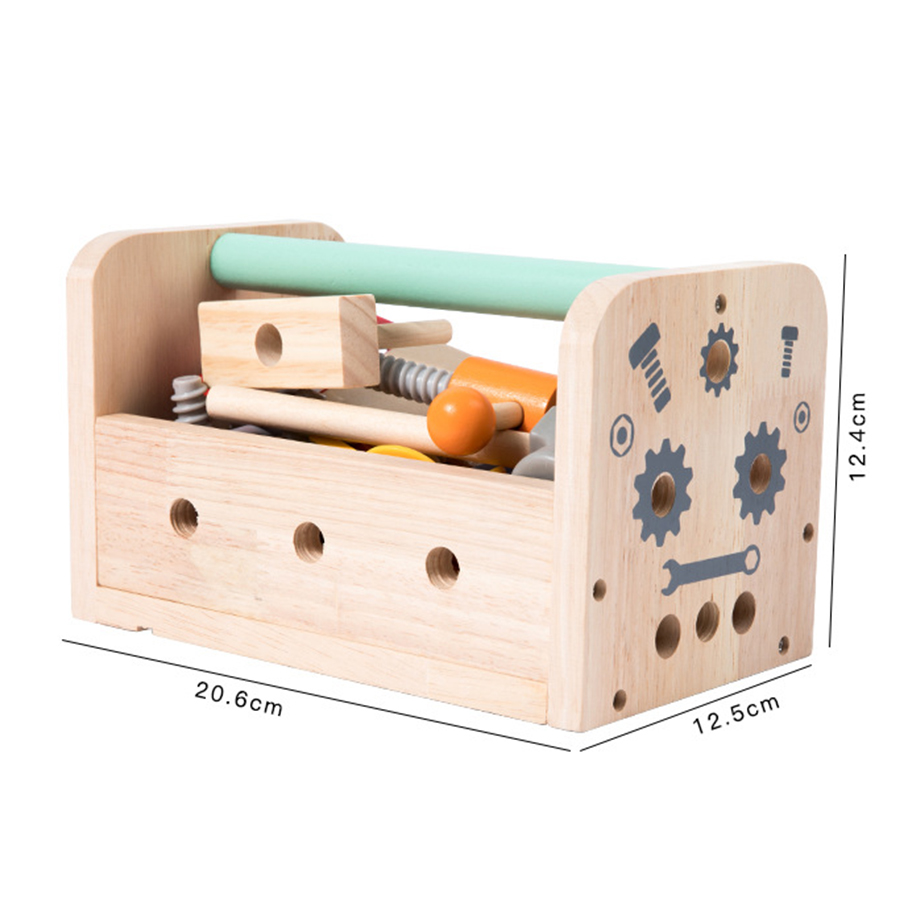 Alat Anak-anak Bangku Set Kayu - Gardening Tools Kids Set ulasan dan harga