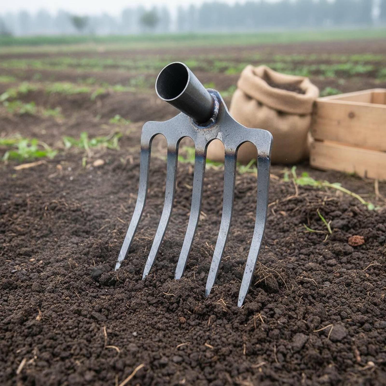 Alat Penggaruk Tanah Baja Taja - Gardening Tools Sharp ulasan dan harga