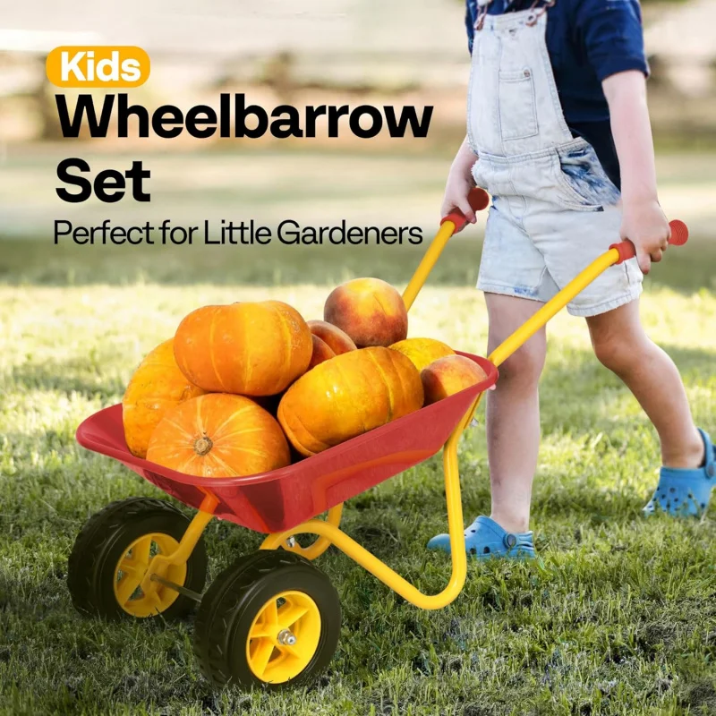 Gerobak Anak-anak dengan Set A - Gardening Tools Kids Set ulasan dan harga